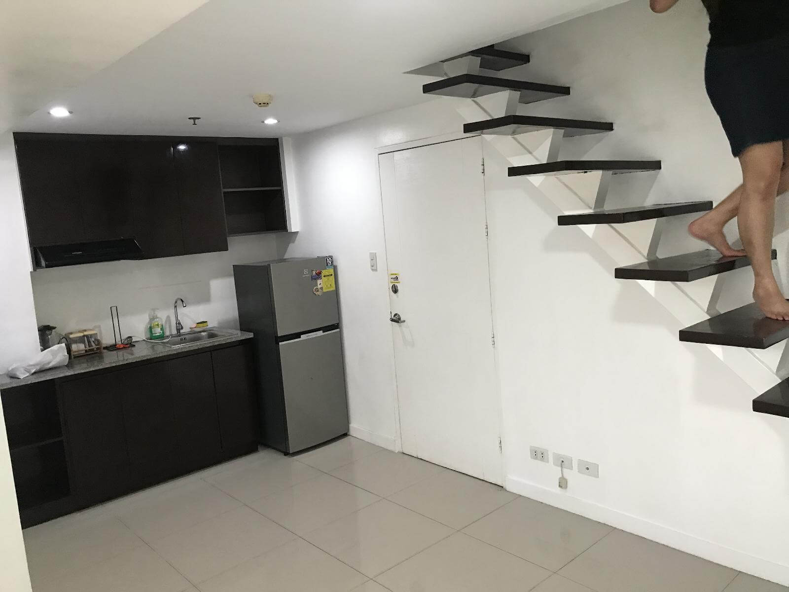 Stairs and Kitchen
