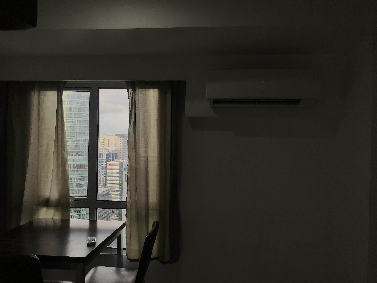 Living Area with Aircon